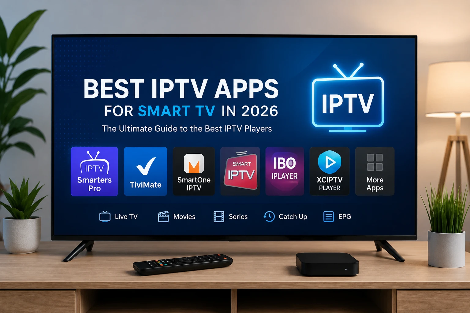 Best IPTV Apps for Smart TV 2026 comparison guide