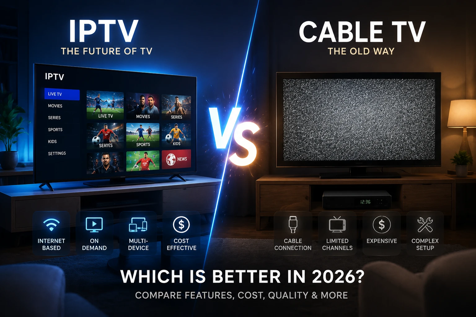IPTV vs Cable TV: Which Is Better in 2026?